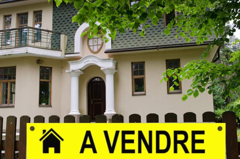 Panneau Maison à Vendre