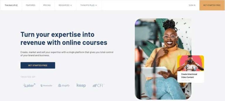Création De Cours Sur La Plateforme Thinkific