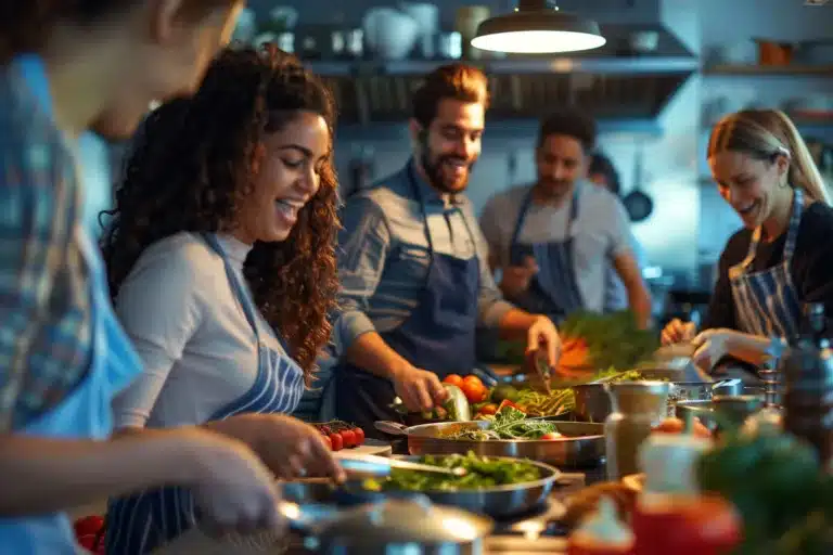 Collaboration Culinaire En équipe