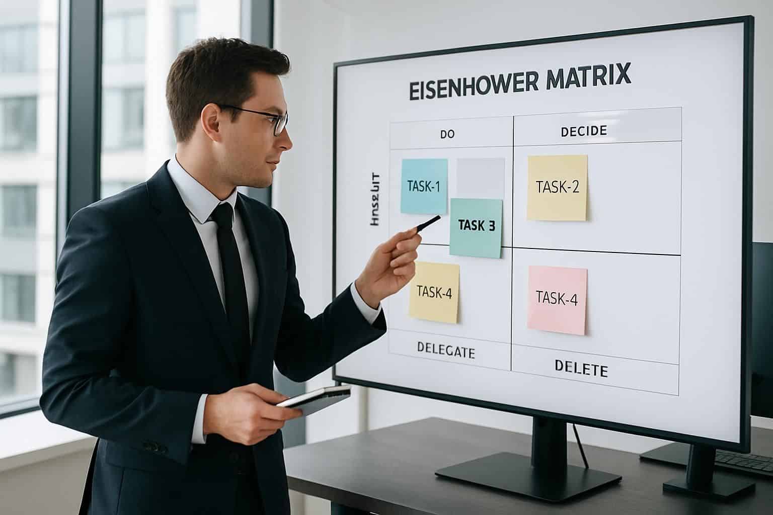 Découvrez la matrice d'Eisenhower, un outil efficace pour mieux organiser vos priorités. Apprenez à comprendre et appliquer cette méthode pour optimiser votre gestion du temps et augmenter votre productivité.