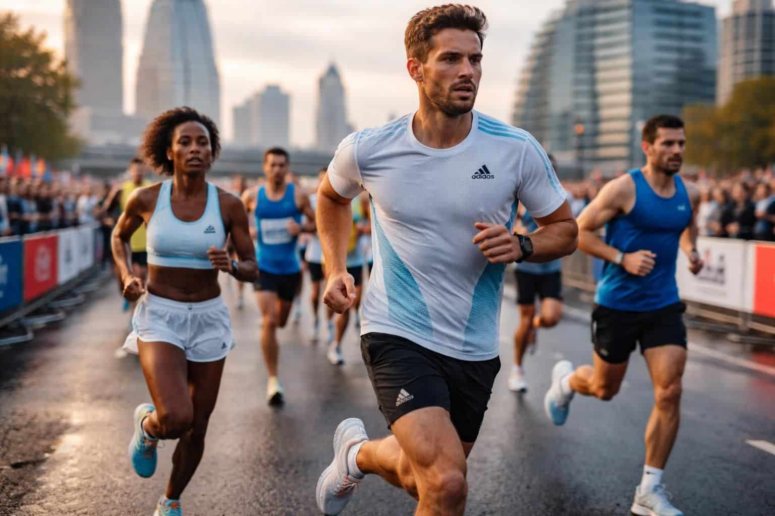 morning retail : découvrez comment adidas révolutionne le marathon de londres avec une opération innovante, racontée par eva jacquot le 28 avril sur bfm.