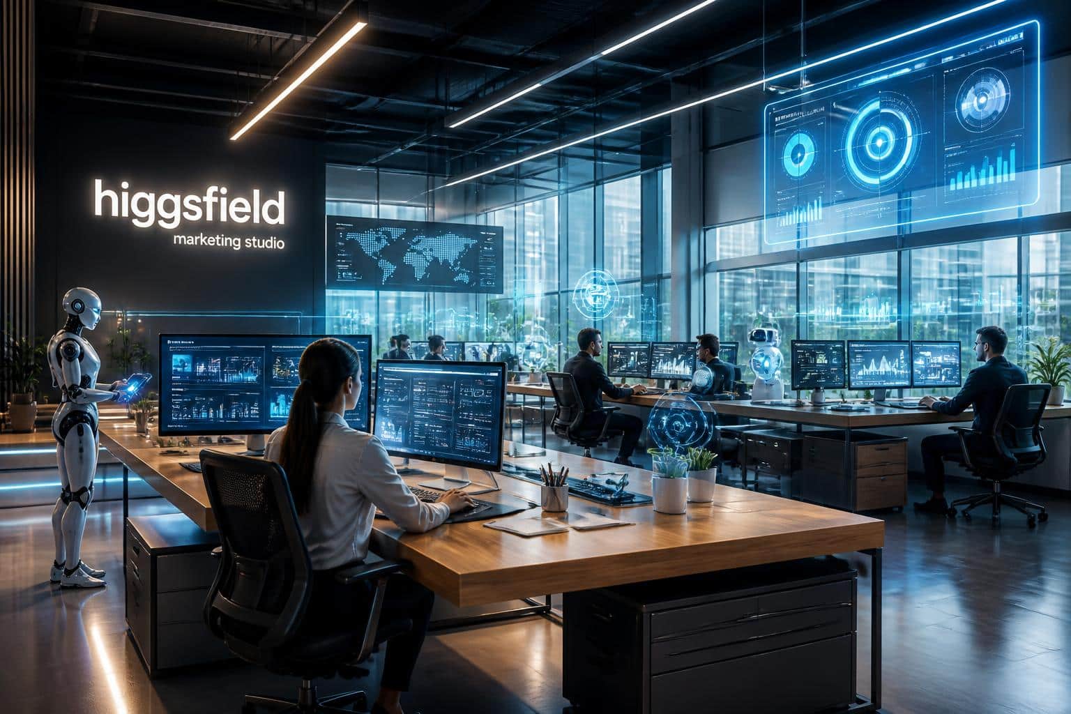 découvrez higgsfield marketing studio, la nouvelle ère de la publicité professionnelle propulsée par l'intelligence artificielle pour des campagnes innovantes et performantes.