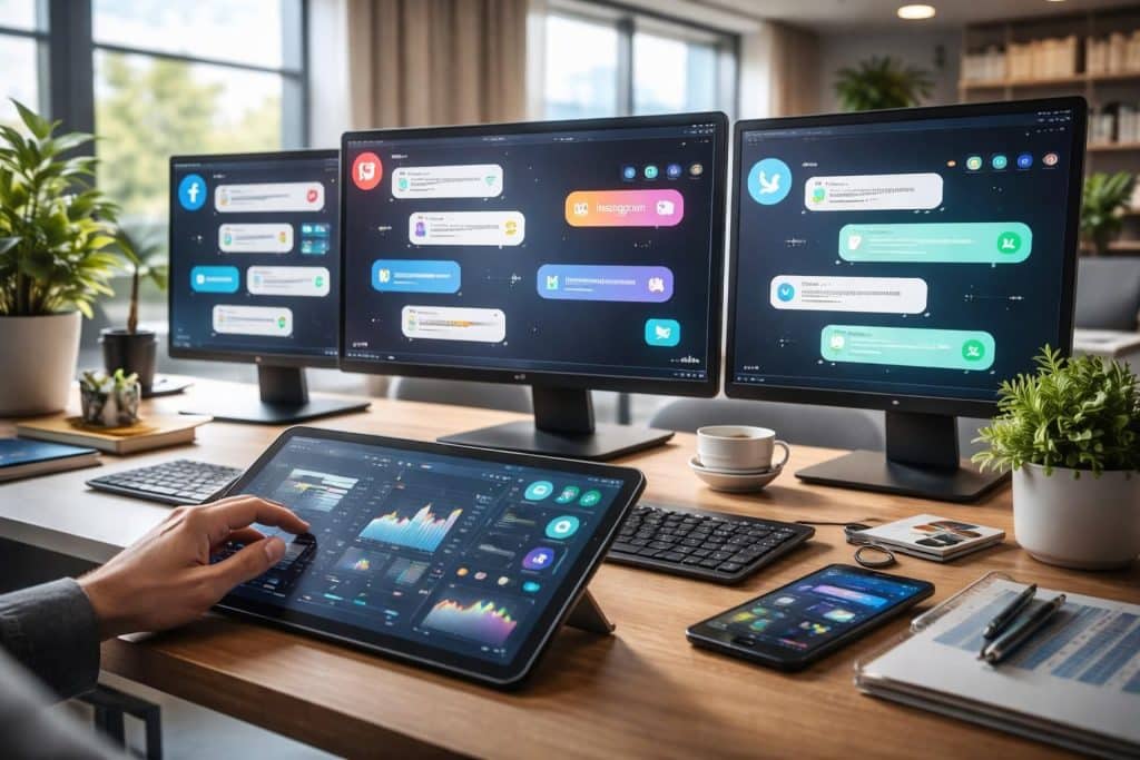 découvrez les meilleurs chatbots indispensables pour améliorer la gestion de vos réseaux sociaux en 2026, incluant facebook, instagram et whatsapp, et boostez votre efficacité.