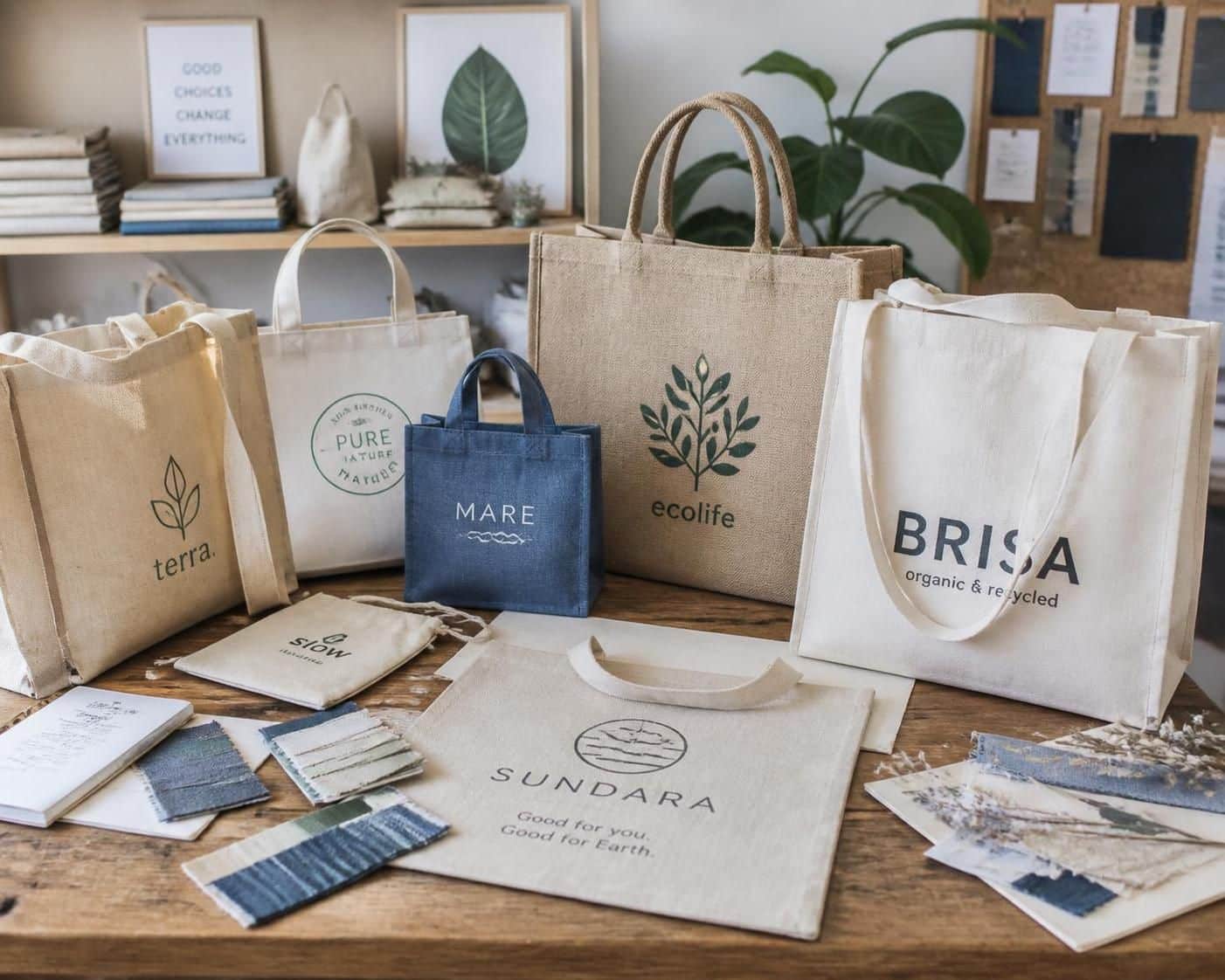 découvrez comment choisir la matière idéale pour votre sac personnalisé : coton bio, recyclé, jute ou canvas, selon votre usage et vos valeurs écologiques.